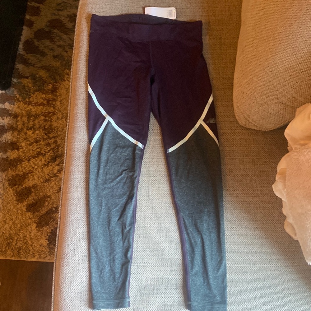 New balance, medium, purple leggings